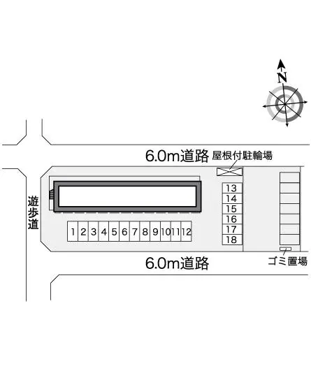 ★手数料０円★春日井市出川町８丁目　月極駐車場（LP）